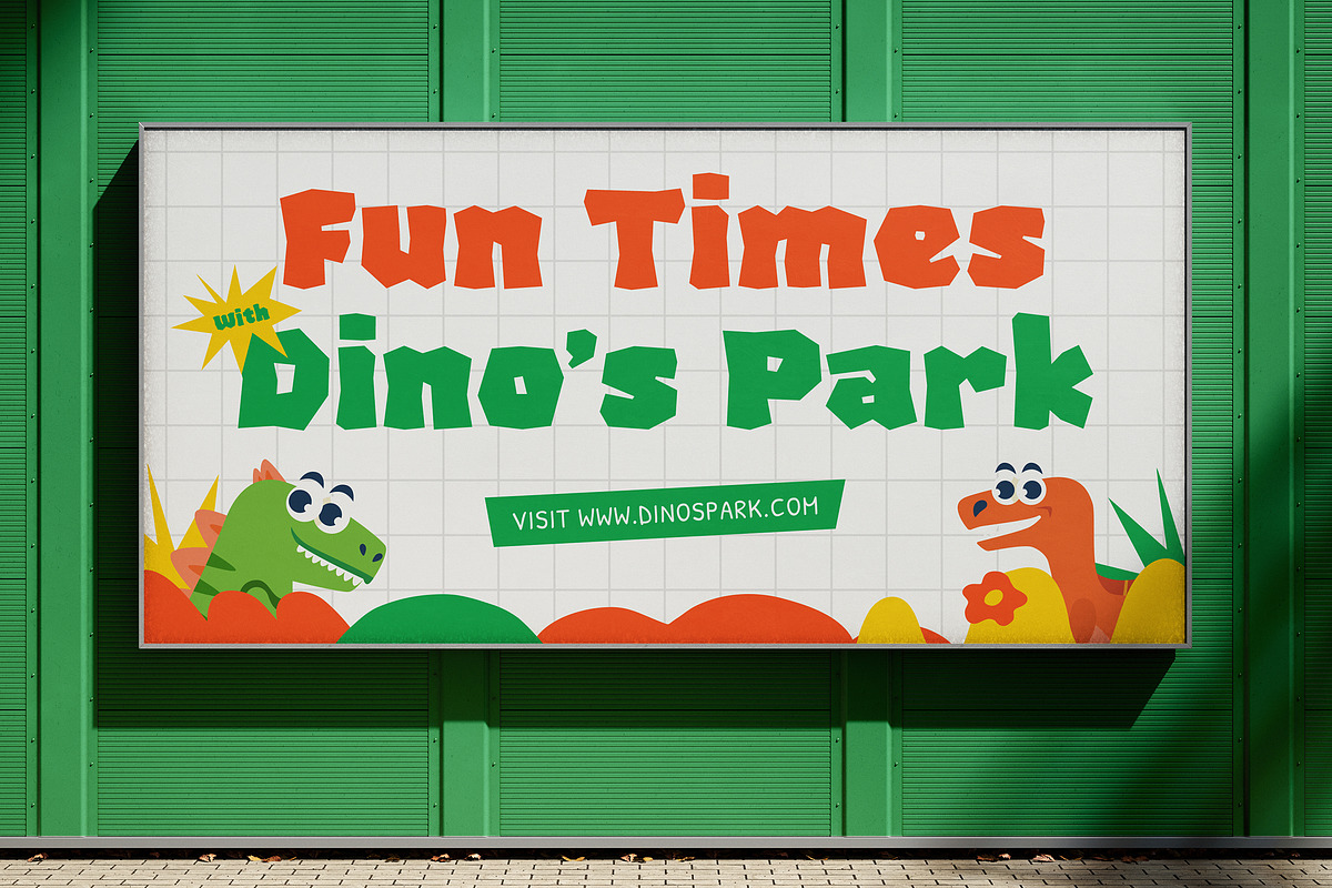 Flinto Cave - Bold Paper Cutout Game, a Font by Typia Nesia (Photo 8 of 13)