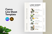 Line Sheet For Wholesale Template, a Stationery Template by Pixelpick (Thumbnail 2 of 3)