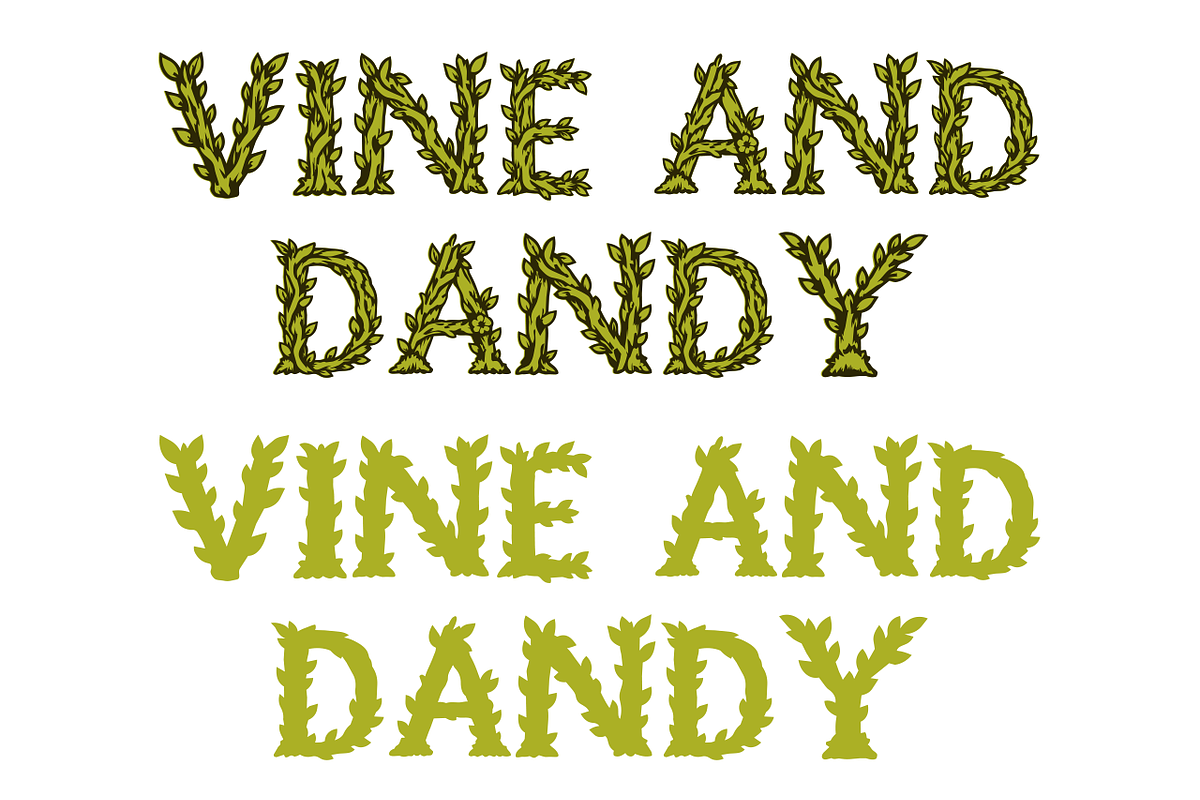 Vine & Dandy, a Handwritten Font by OMG IT'S LINDZ (Photo 3 of 5)