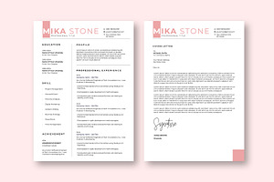 Modern Resume & Cover Letter Design