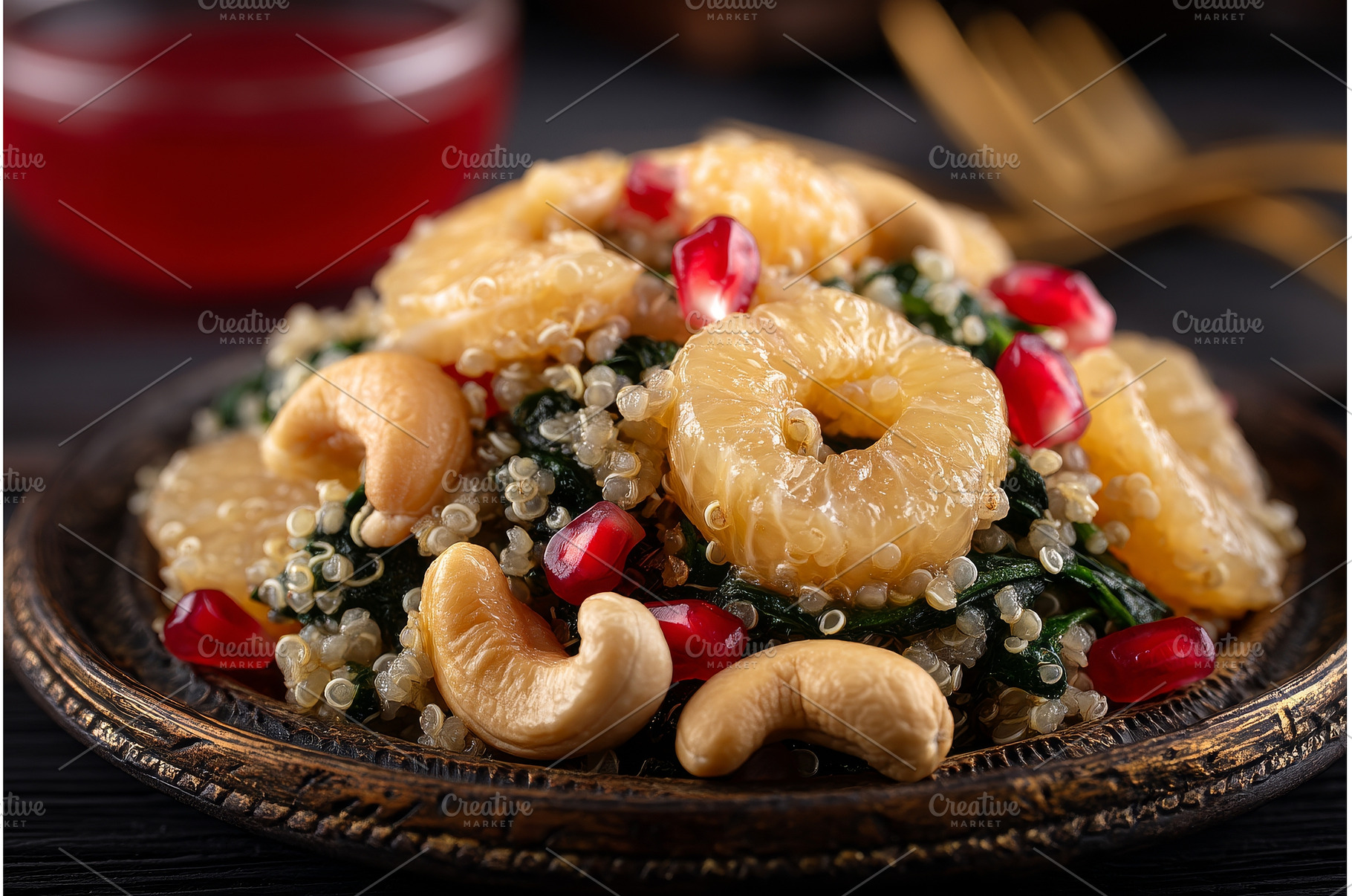 The Winter Salad features quinoa, a Food & Drink Photo by ZinetroN