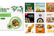 2500 Cuisine Canva Collection, a Social Media Template by ResumeFabs (Thumbnail 2 of 5)