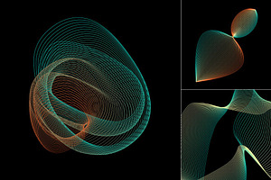 Abstract Twirls Elements Pack