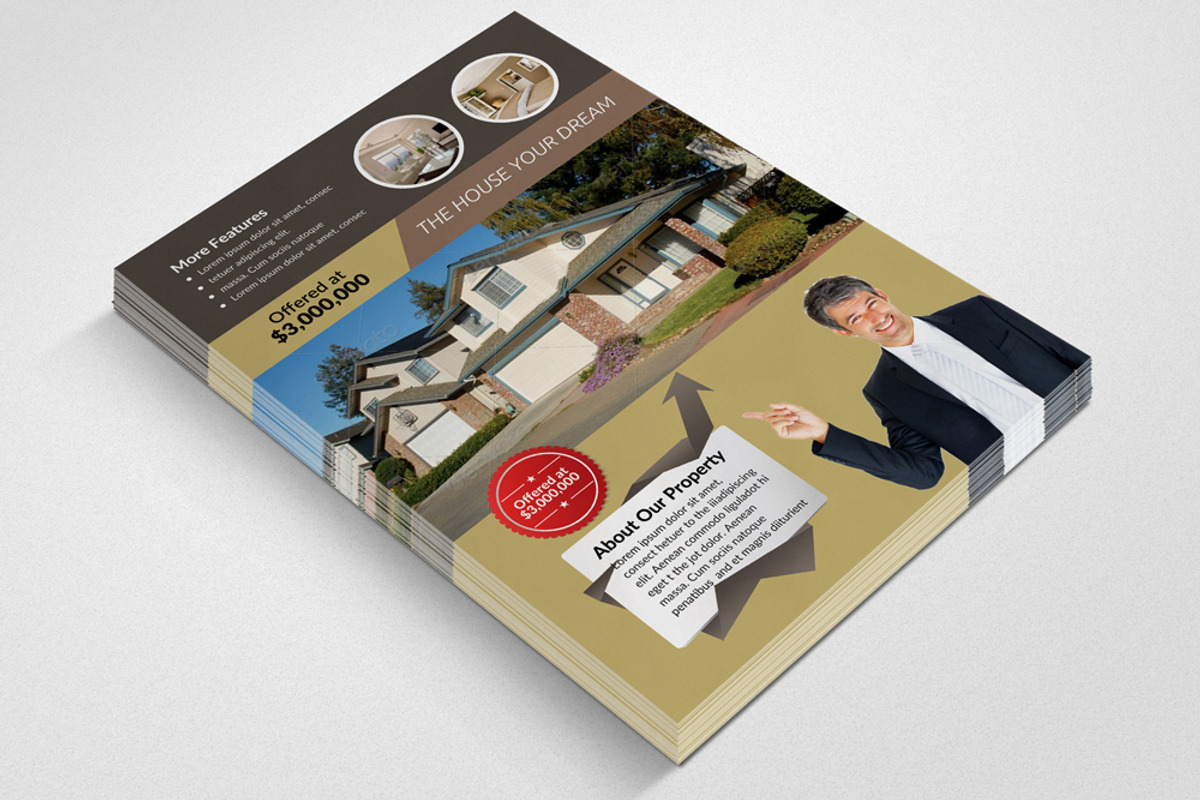 Real Estate Agency PSD Flye, a Flyer Template by Business Flyers (Photo 2 of 4)