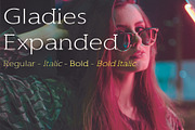 Gladies Slab Serif, a Slab Serif Font by da_only_aan (Thumbnail 5 of 6)