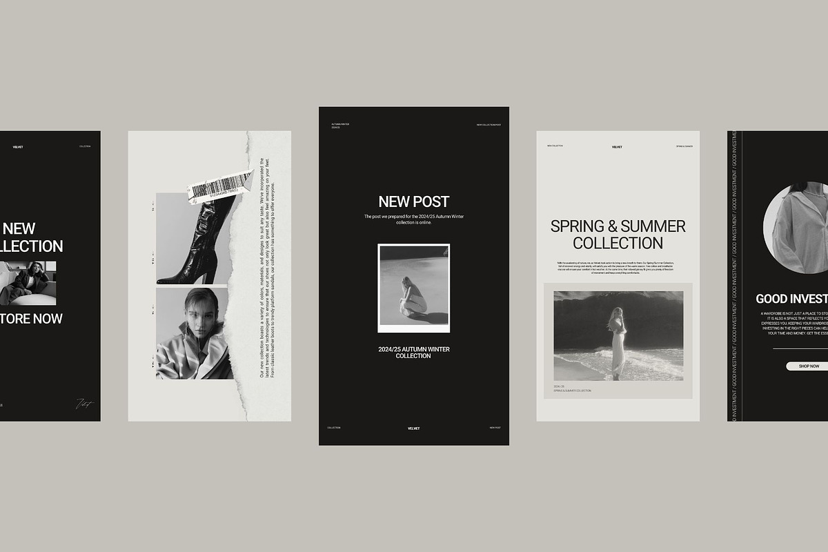 Velvet / Canva Story Templates, a Social Media Template by Mia Branding Studio (Photo 5 of 6)