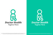 Doctor Health Logo Design Template, a Branding & Logo Template by Morvana Crew (Thumbnail 1 of 2)