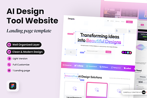 AI Design Tool Website Builder