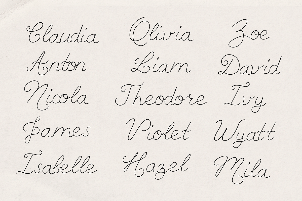 Golgen Vows Playful Wedding Script, a Script Font by Nonceni (Photo 3 of 12)