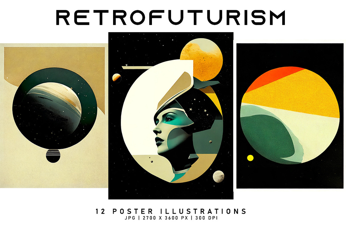 Retrofuturism, a Decorative Illustration by Digital Art Creations (Photo 1 of 7)