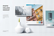 Photo Collage Mockup Template, an Advertising Mockup by zpackcreative (Thumbnail 1 of 5)
