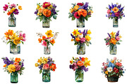 Floral arrangement clipart, an Illustration by Designworld (Thumbnail 5 of 7)