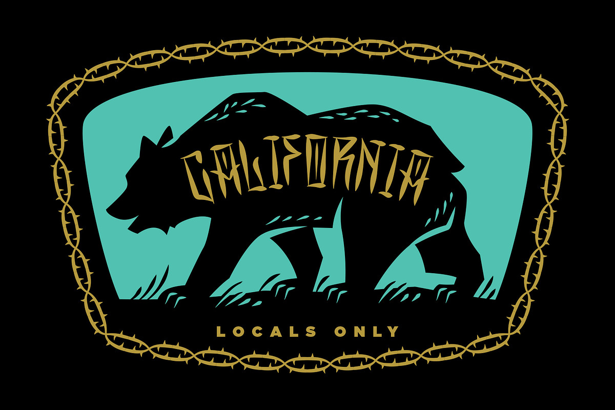 Locals Only Black Letter, a Blackletter Font by Price Foundry (Photo 5 of 10)