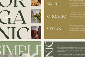 Gaia Natural Canva IG Template