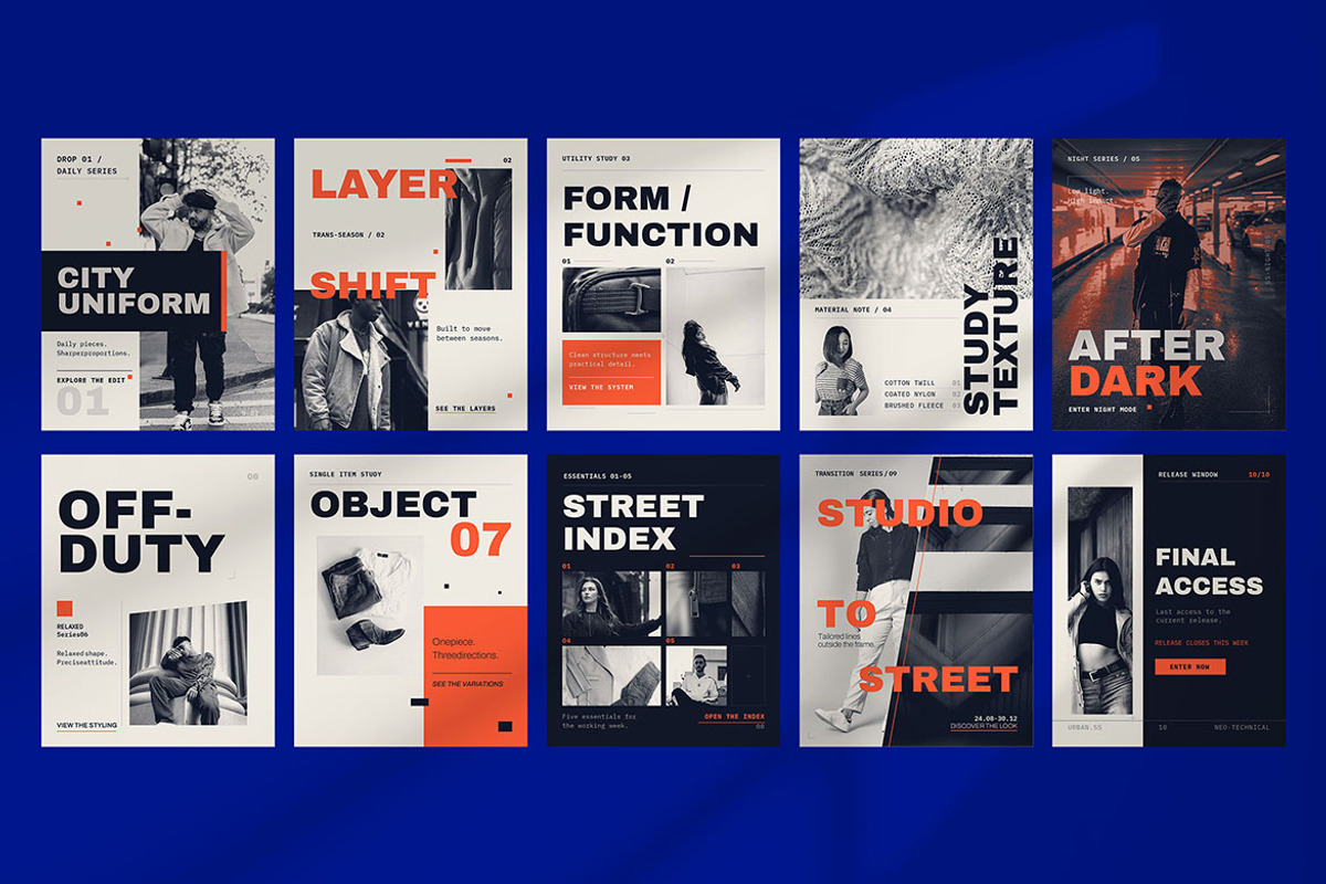 Neo Technical Fashion Editorial, a Social Media Template by Pitchlook.Studio (Photo 2 of 3)