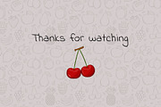 Bright fruits. Cliparts and Patterns, a Food Illustration by Valeria Soloveva (Thumbnail 14 of 14)