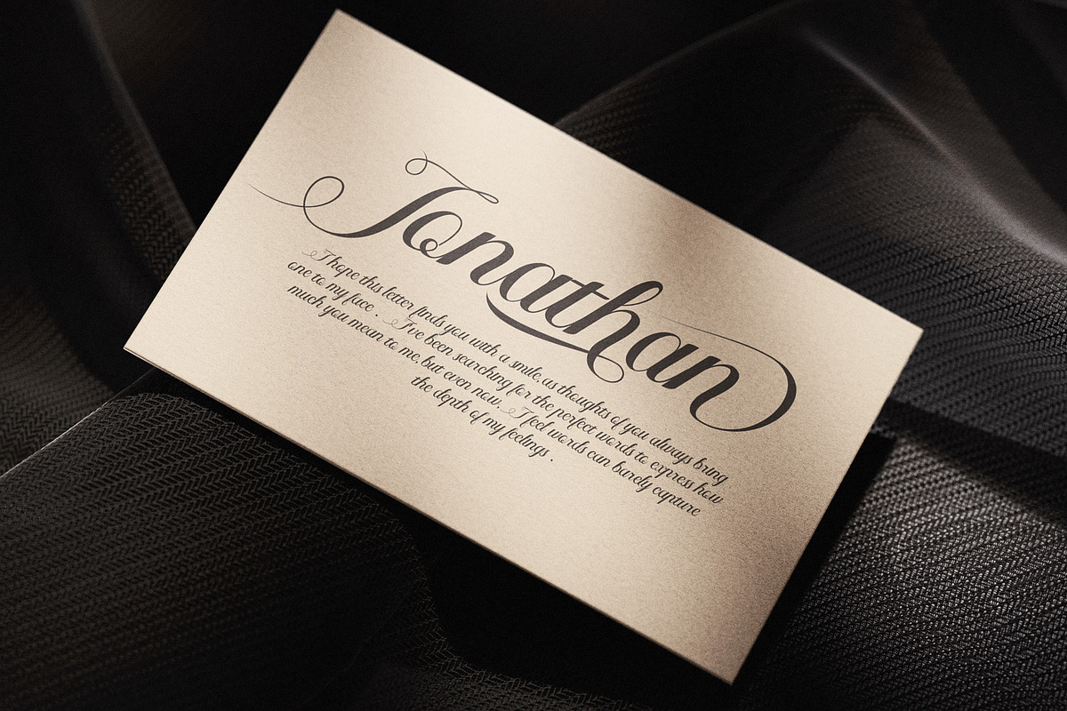 Mothan Wedding Script Font, a Script Font by Graphicxell (Photo 2 of 10)