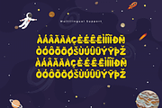 Astromeda - A Modern Space Kids Font, a Sans Serif Font by overlaytemplates (Thumbnail 5 of 5)