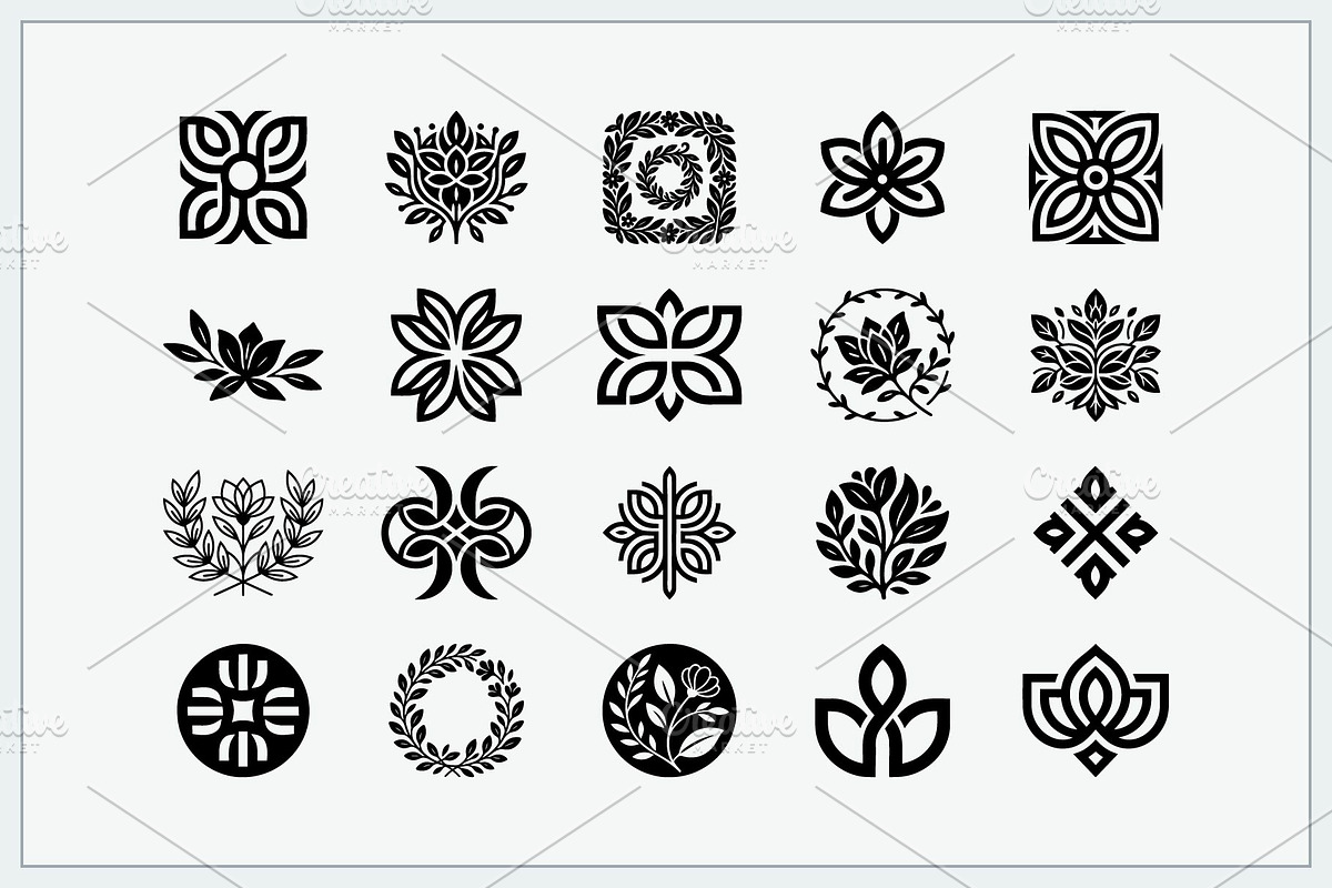 Floral Botanical Vector Logo Bundle, a Branding & Logo Template by Vectorium Studio (Photo 10 of 10)