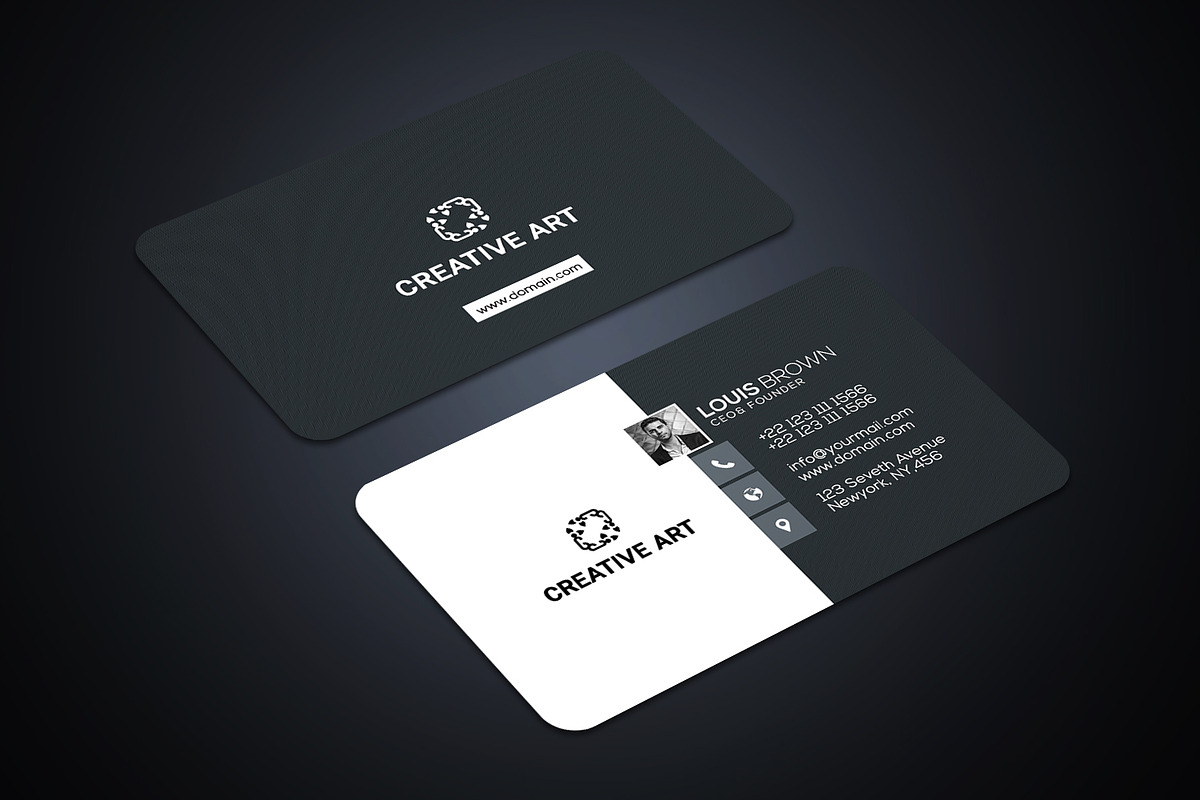 100 Business Card Template Bundle, a Business Card Template by Smashing_Studio (Photo 47 of 80)