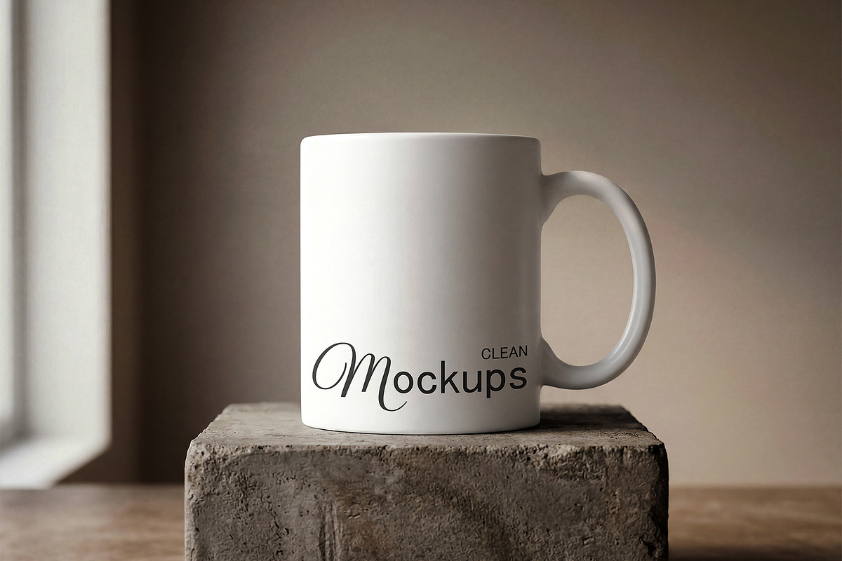 Ceramic Coffee Mug Mockup Set, a Cups & Container Mockup by graphypix (Photo 2 of 3)