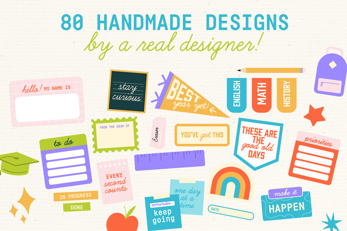 Back to School Bundle, an Illustration by Blue River Studio (Photo 2 of 6)