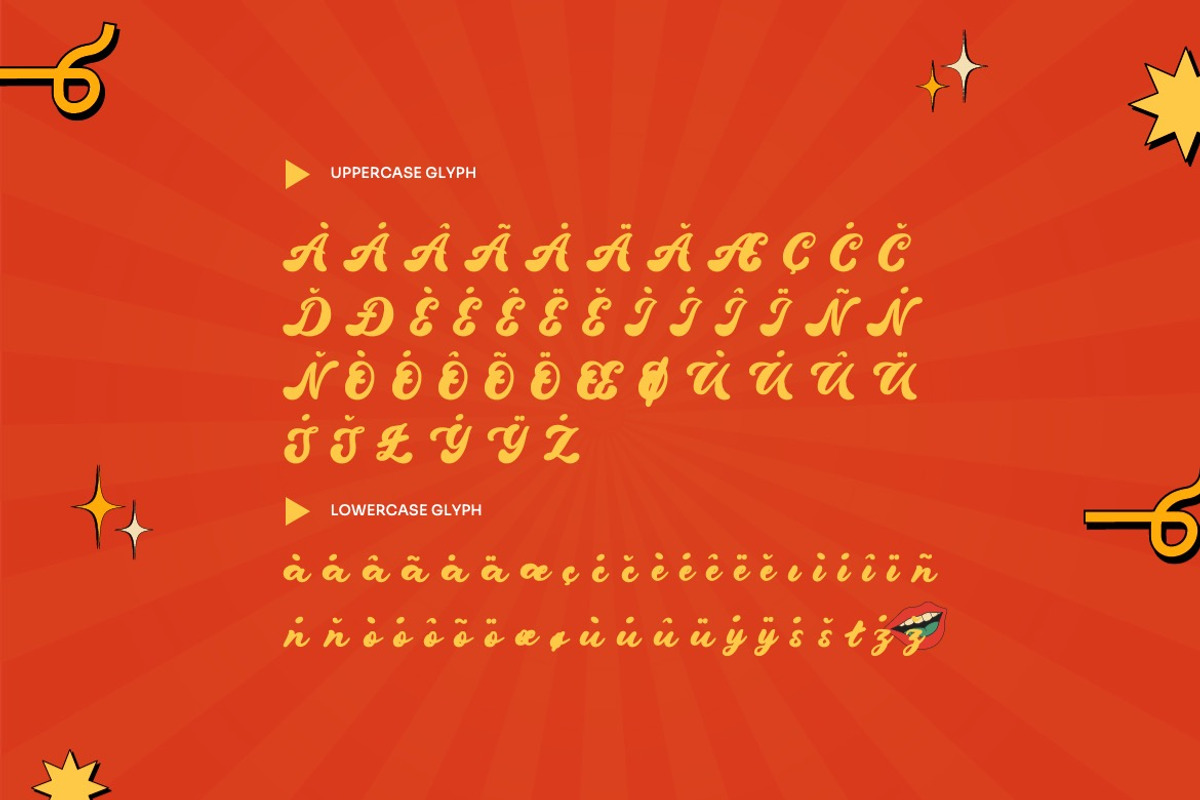 Feebroza - Script Retro Font, a Script Font by Dhabee (Photo 5 of 15)