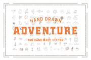 100 hand drawn adventure, an Object Illustration by gemmafalah (Thumbnail 1 of 9)