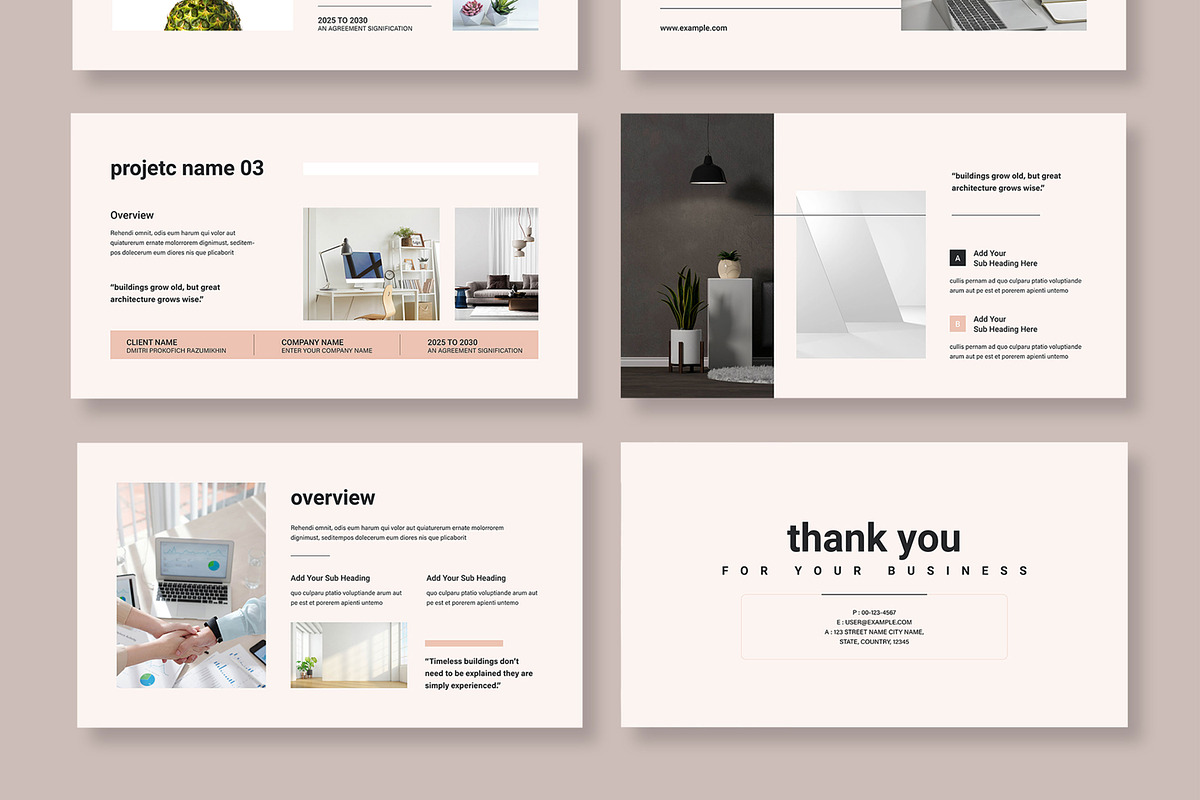Portfolio Presentation Template, a Presentation Template by MightyDesign (Photo 5 of 8)