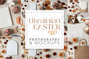 Ukrainian Easter Egg Photo + Mockup, a Product Mockup by Ashley Alexandra Design