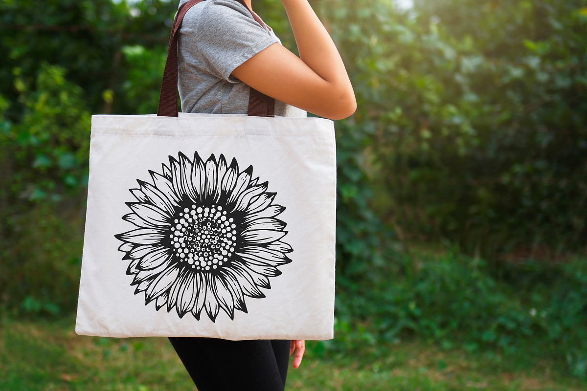 Sunflowers Outline Drawings, an Object Graphic by Dervik Art Store (Photo 5 of 7)