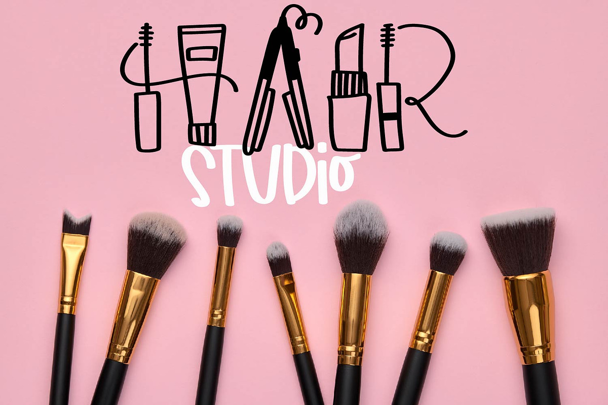 Makeup - A Stylist Font preview 3