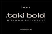 TAKI BOLD [FONT], a Sans Serif Font by ZIEBA (Thumbnail 1 of 9)