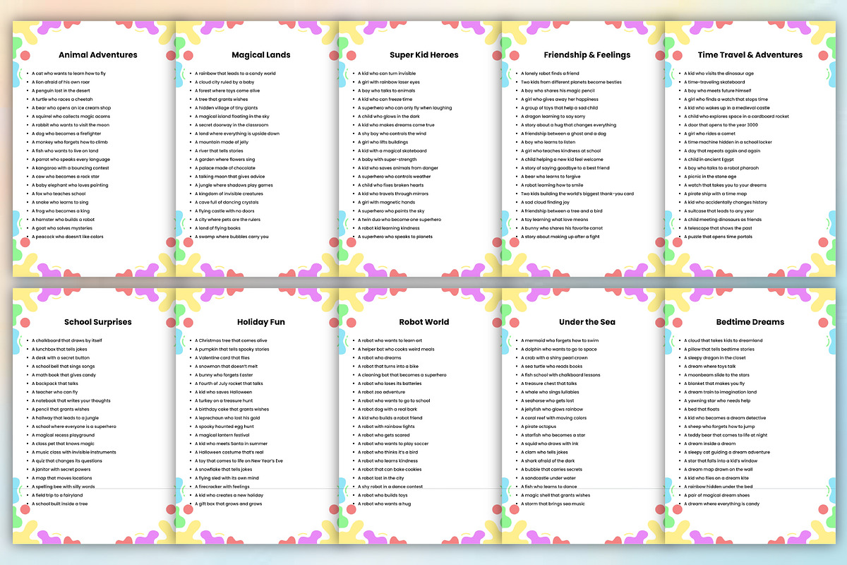 AI Kids Story Generator 1000+ Prompts preview 4