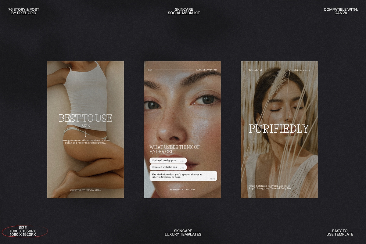 Story and Post Canva Skin Templates preview 7