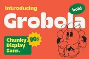 Grobola, a Sans Serif Font by Brand_Hero (Thumbnail 1 of 12)