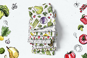 Vegetables vector sketch watercolor, a Food Illustration by irina.vaneeva (Thumbnail 18 of 18)