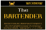 the bartender font, a Font by weknow (Thumbnail 2 of 5)