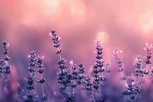 Dreamy close up of blooming lavender, a Nature Photo by MistyDay
