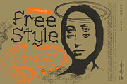 Freestyle - Graffiti Display, a Script Font by HipFonts (Thumbnail 1 of 6)
