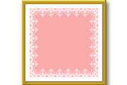 Floral Vector White Frame, a Background Graphic by FineArtStudio (Thumbnail 3 of 3)