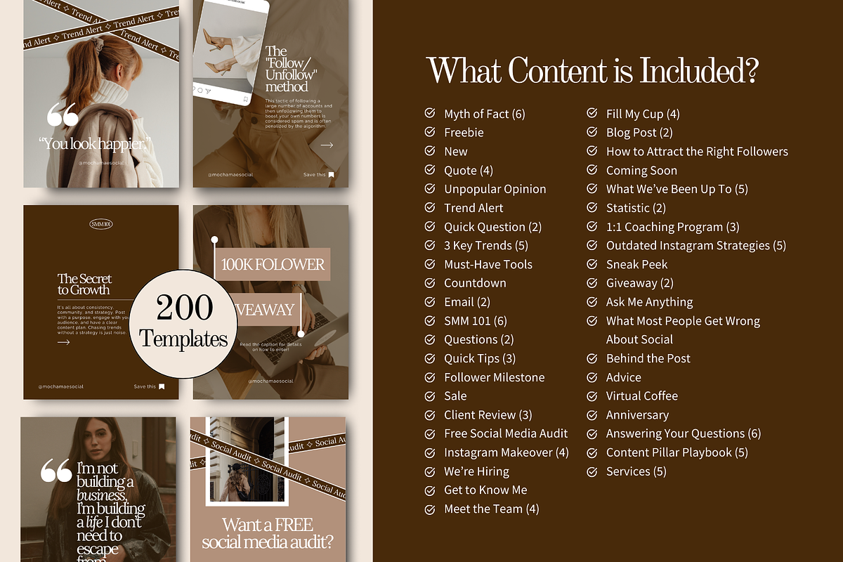 Instagram Templates Social Media Coach preview 3