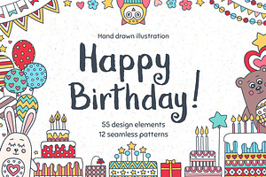 Happy Birthday! Clip Art Set