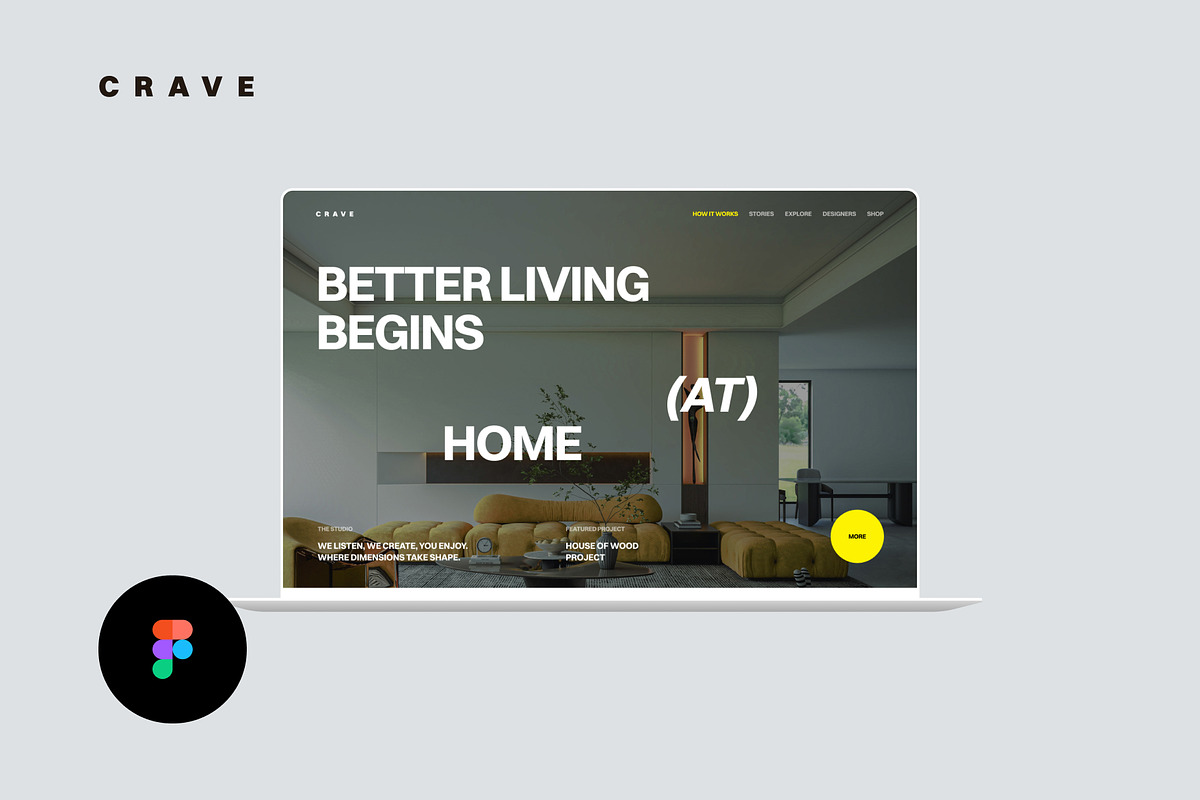 Modern Architecture Figma Web, an UI Kit Template by neuwebz (Photo 2 of 5)