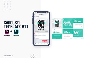 120 Instagram Carousel Templates