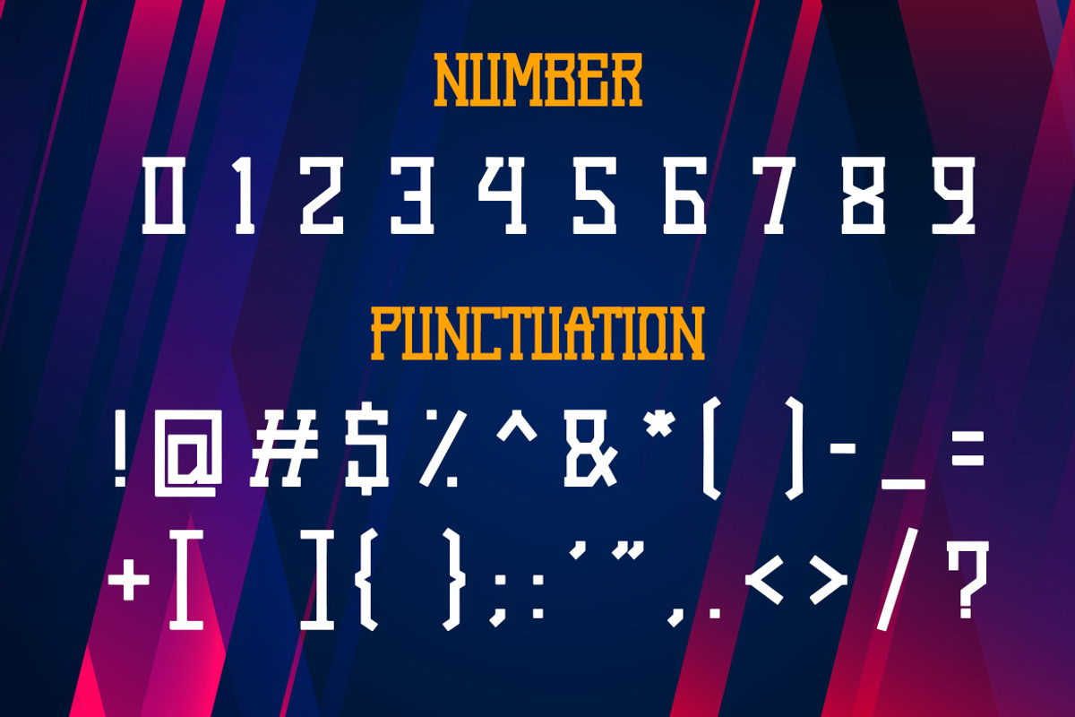 HELDAY - SPORT DISPLAY FONT, a Slab Serif Font by ENATIVE (Photo 4 of 5)