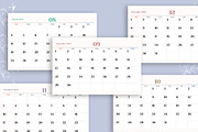 2024 Calendar InDesign template, a Print Template by dott (Thumbnail 5 of 6)