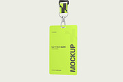 Corporate ID Card Badge Mockup PSD, a Product Mockup by graphypix (Thumbnail 1 of 4)