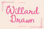 CS Willard Drawn, a Script Font by Craft Supply Co. (Thumbnail 1 of 8)