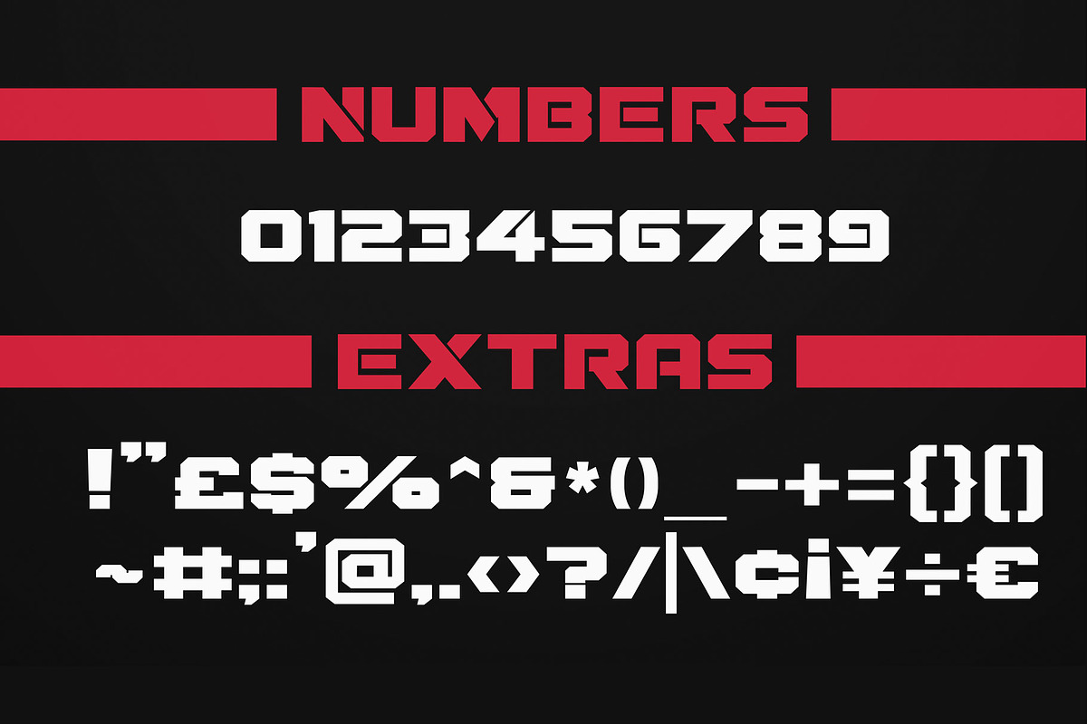 ELITE SPORT FONT SET, a Sans Serif Font by Alphabet Agency (Photo 7 of 13)
